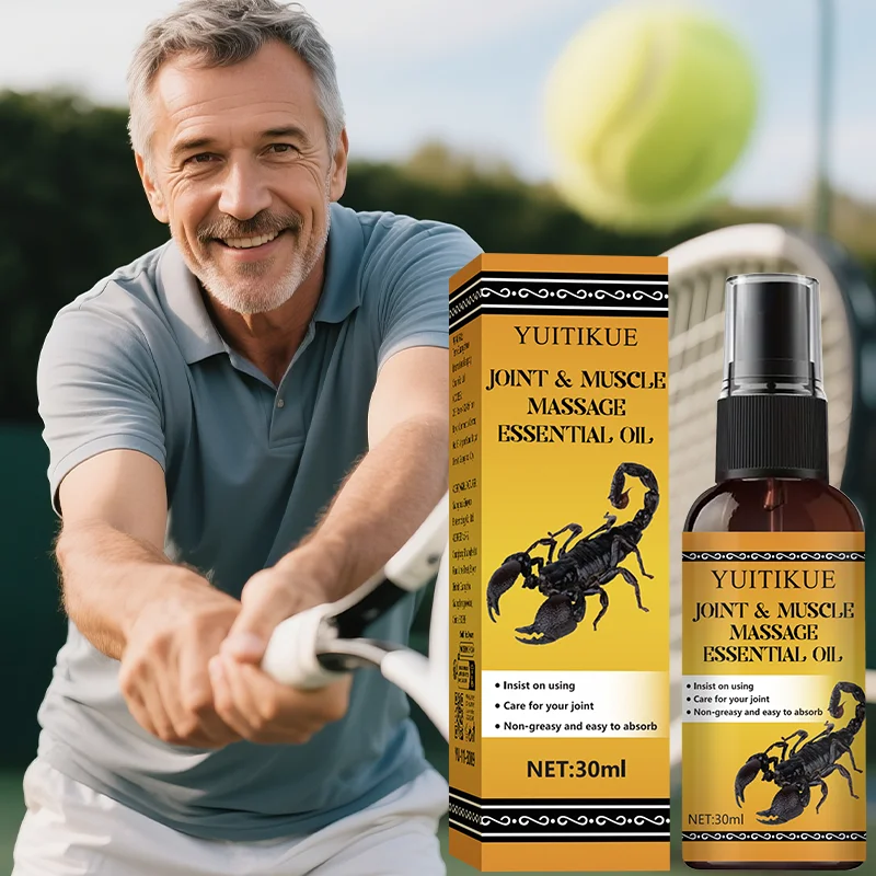 YUITIKUE Joint and Muscle Massage Essential Oil. Use regularly to care for your joints. Non-greasy and easily absorbed.