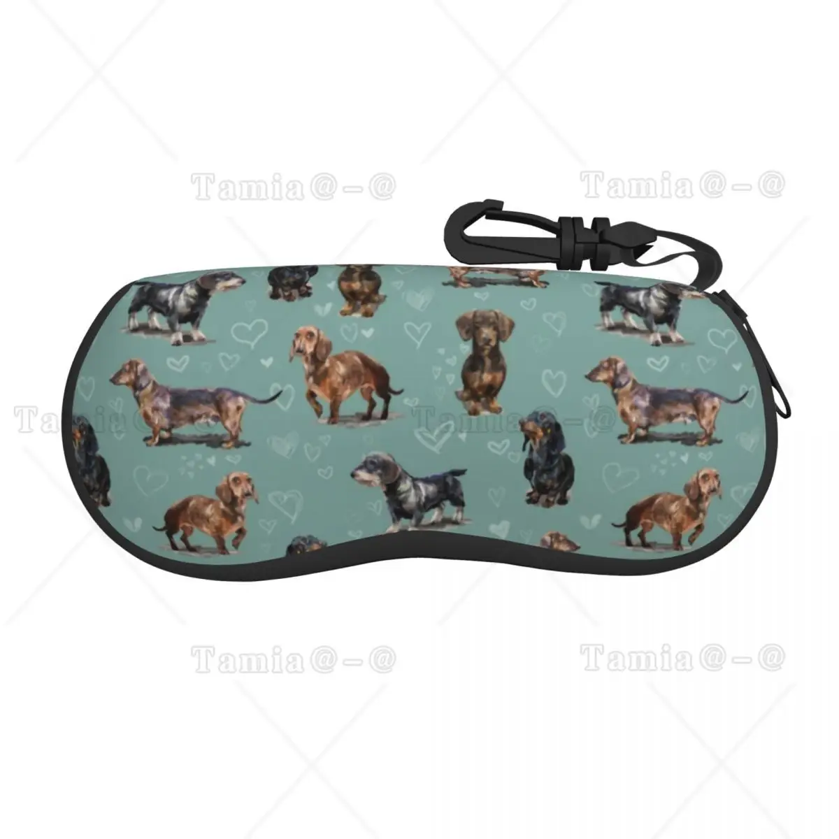 

The Dachshund Shell Eyeglasses Protector Cases Cool Sunglass Case Badger Sausage Wiener Dogs Glasses Pouch