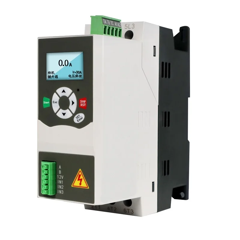 380V Three phases motor soft starter built-in 11KW 15KW motor starting fan pump pressure reducer conveyor 50Hz