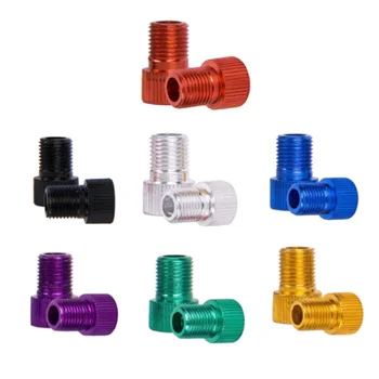 2 Pcs Presta to Schrader Car Bicycle Bike Tube Cap Pump Connector Adapter Valve