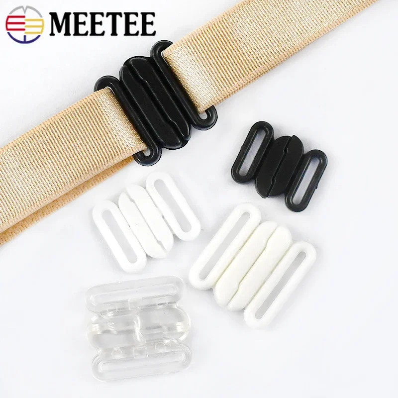 20/50Sets 10/12/15/20mm Plastic Bra Buckles Underwear Front Closure Clasp  Bikini Adjustment Snap Button Maternity Nursing Hook