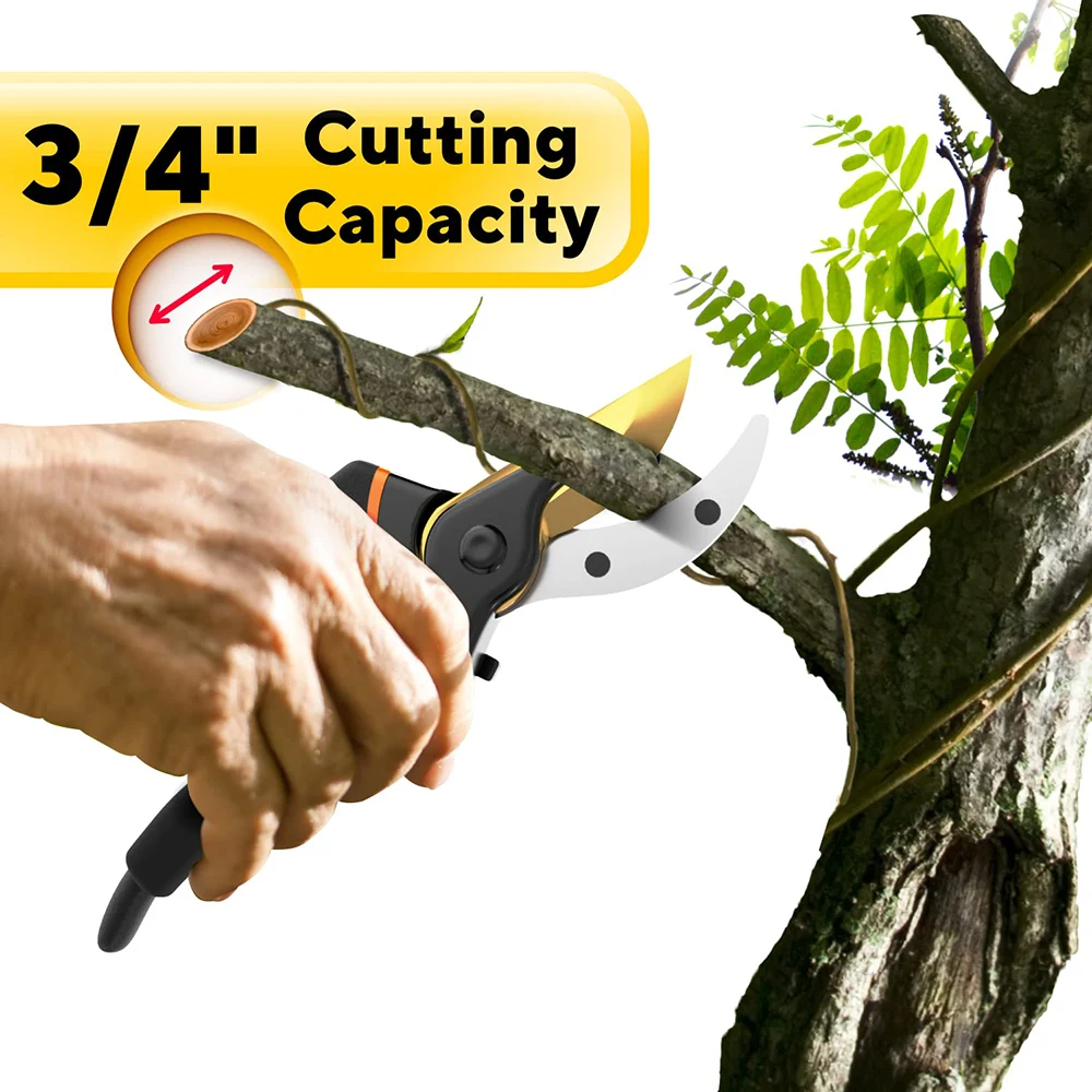 Premium Bypass Pruning Shears For Your Garden Heavy Duty Ultra Sharp