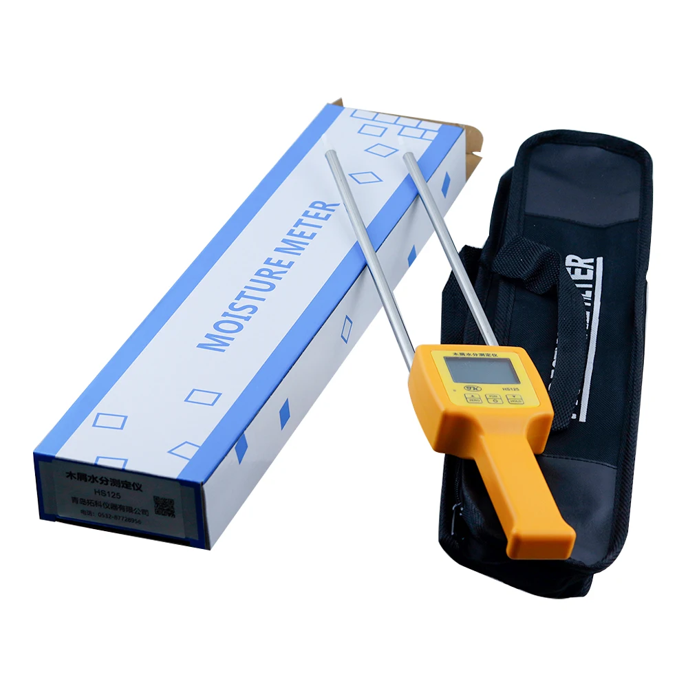 Portable Sawdust Moisture Meter Wood Chip Analyzer Tester HS125