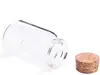 Lovely Small Bottle Tiny Clear Empty Wishing Glass Message Vial With Cork Stopper mini Containers 3