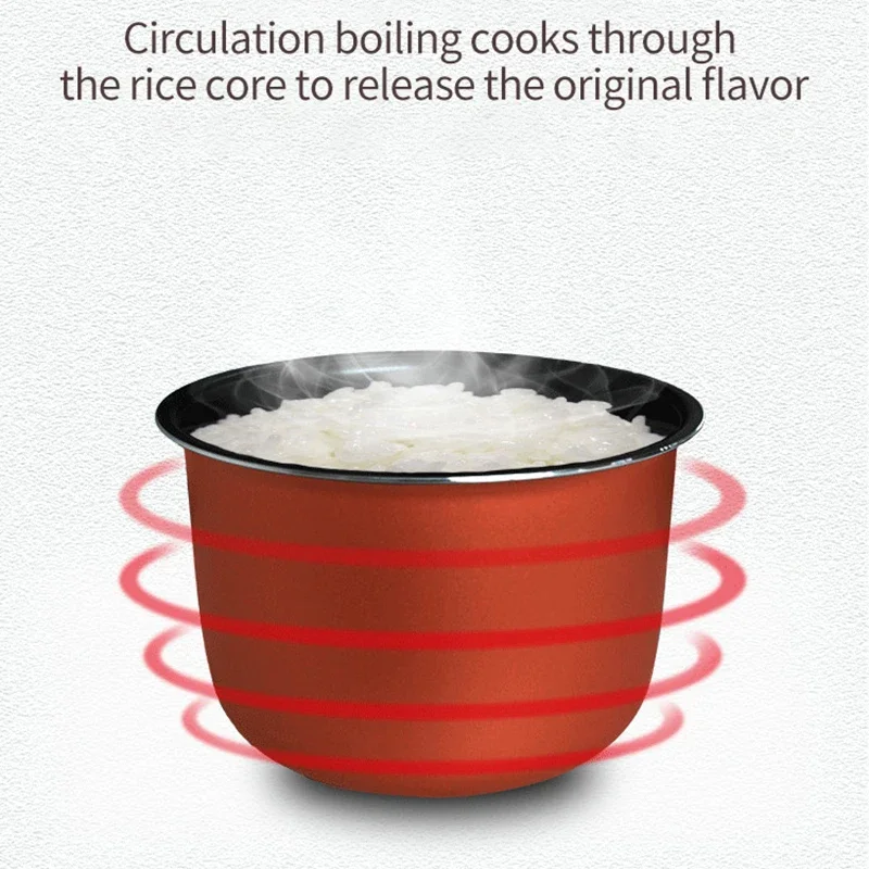 2L 12V 24V Electric Rice Cooker Car Truck Multicooker Soup Porridge Cooking Food Steamer Electric car and truck Rice Cookers