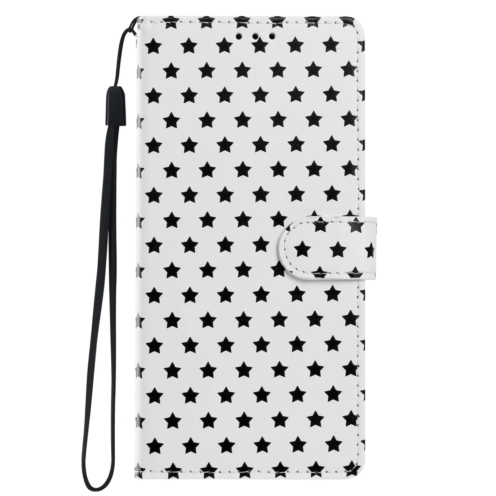 Star Leather Flip Cover Phone Case