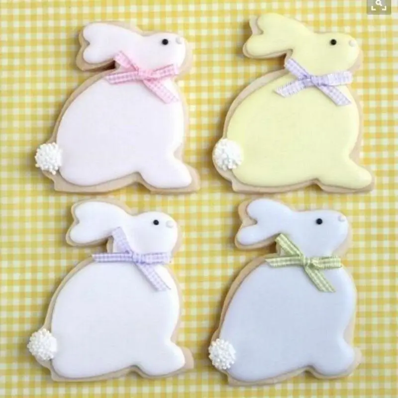 1PC Stainless Rabbit /Carrot Cookie Cutter Shape Cake Biscuit Fruit Mold Easter Cute Cookie Biscuit Mold for Children's Day