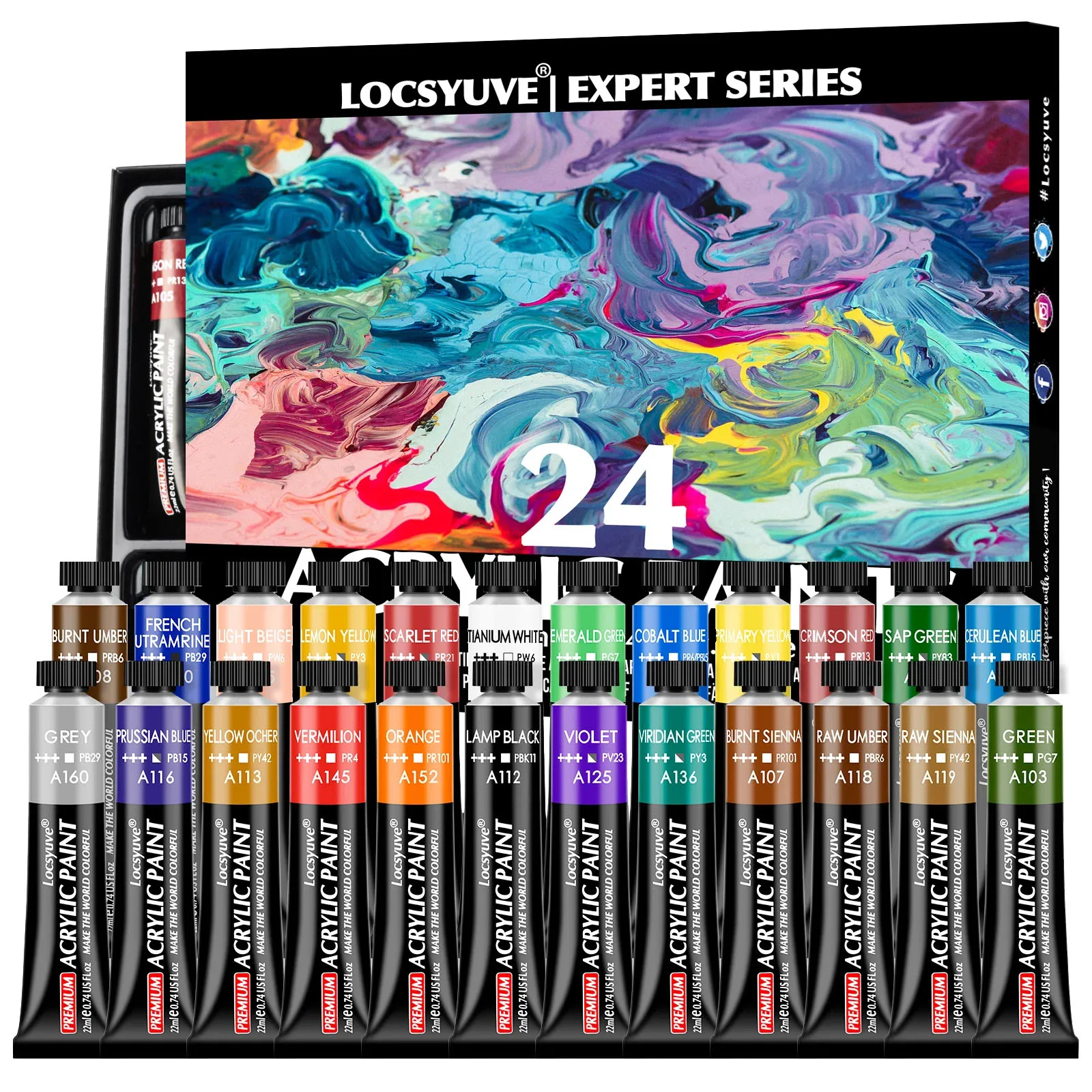 acrylic-paint-set-24-colors-22ml-each-tube-art-craft-paints-for-artists-kids-students-beginners