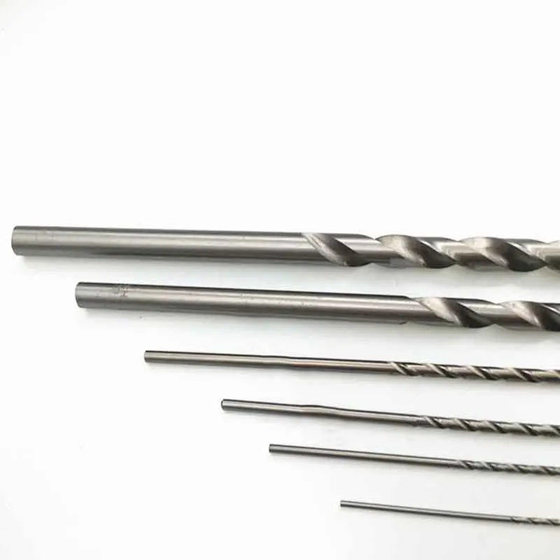 Drill Bit Set 2mm 3mm 4mm 5mm 6mm Diameter 160-300mm Extra Long HSS Straight Shank Auger-Twist