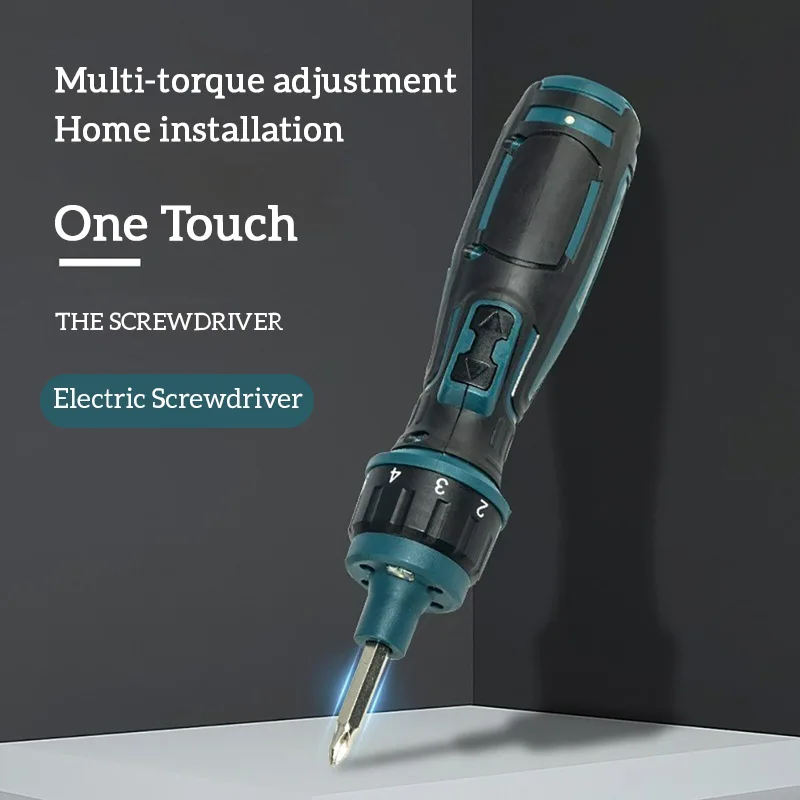 

Large Torque Electric Screwdriver 0.15-7Nm Lithium USB Charging Screwdriver Multifunction Ratchet Screwdriver Maintenance Repair