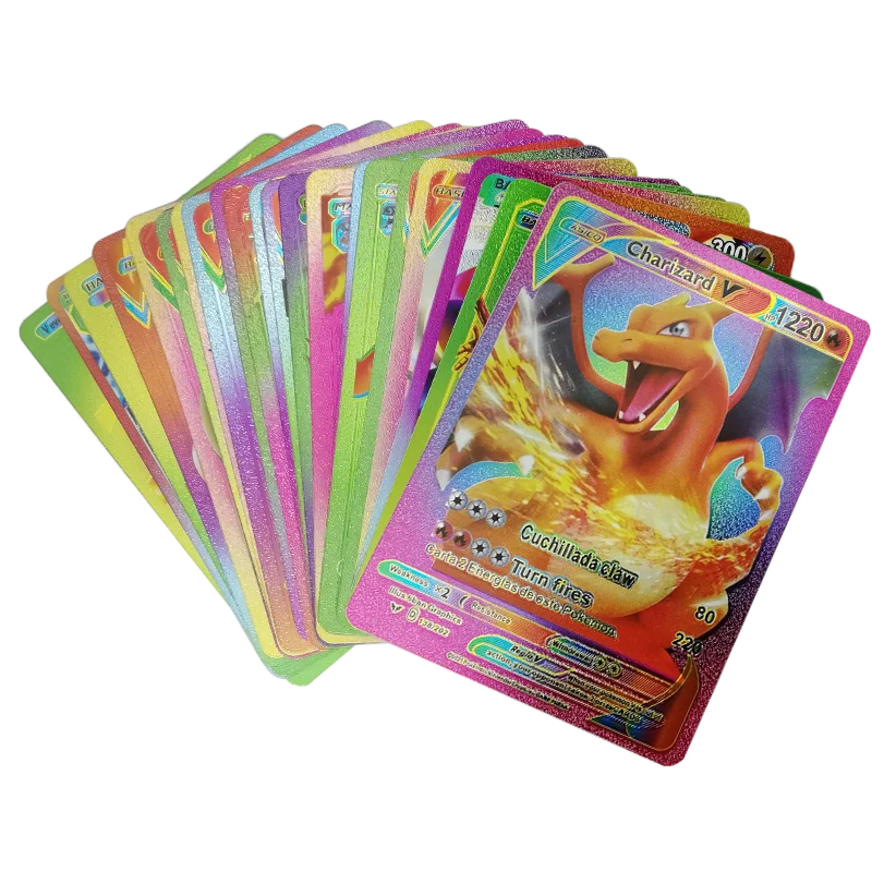 60/100Pcs Pokemon Shining Cards English Version MEGA GX Vmax TAG EX Proxy  Collection Cards Toys Children Gift