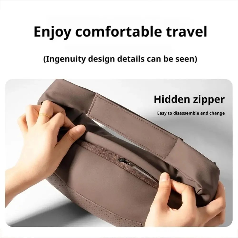 Universal 3D Neck Pillow - Soft, Fluffy, and Comfortable Travel Headrest for Car Seats