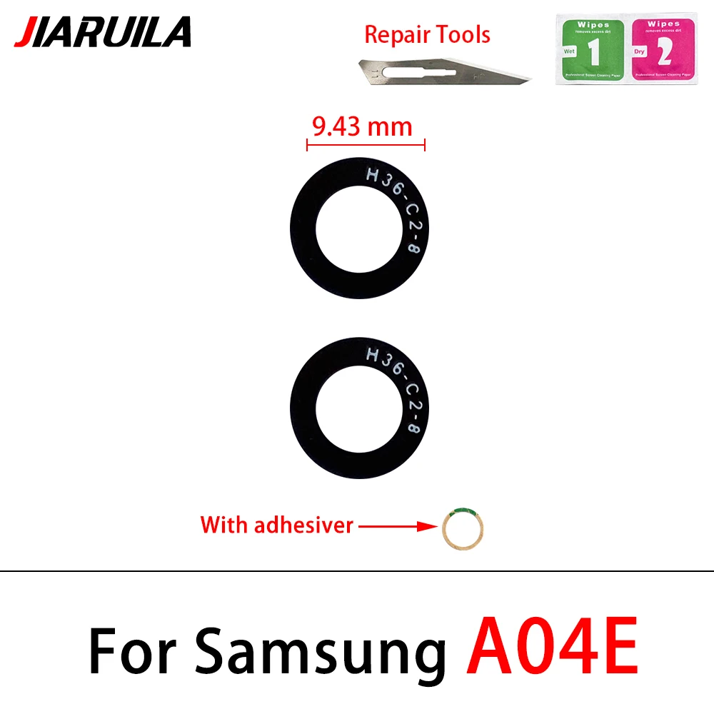 Premium Rear Camera Glass Lens Replacement with Adhesive
