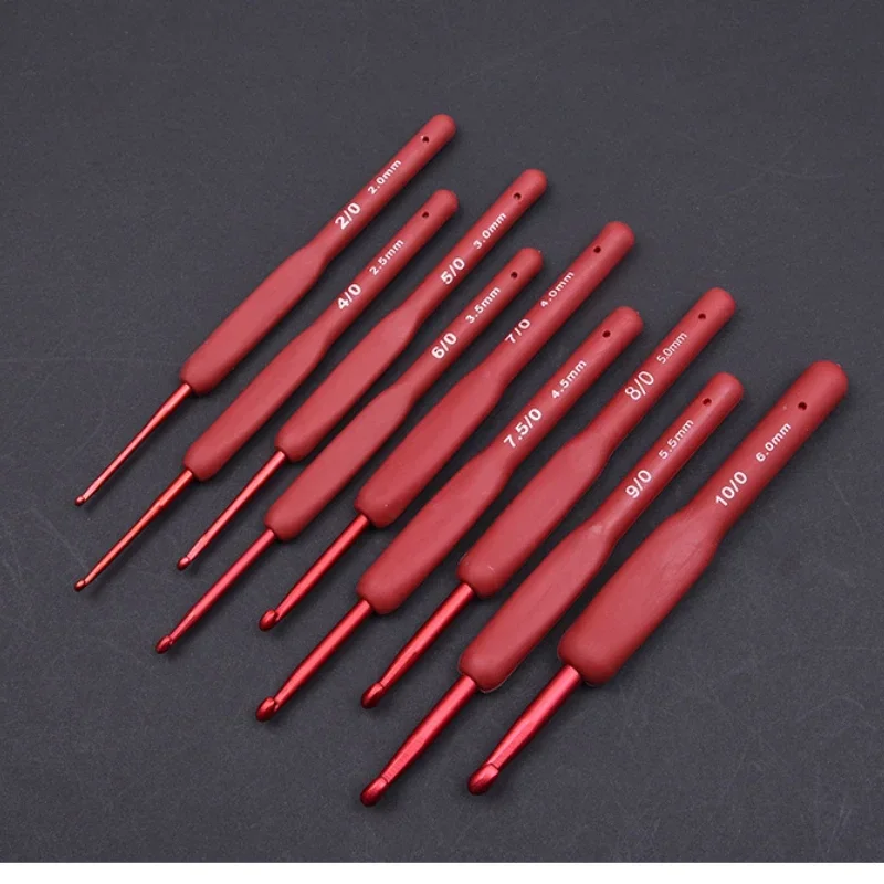 Redk Crochet Hooks Set for Arthritic Hands,Ergonomic Hook Soft Crochet Needle,2.0-6.0mm Crochet Kit for Beginners