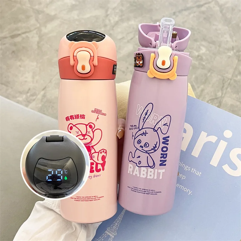 Paw Patrol Chase Children's Thermos Mug Stainless Steel Thermos with Straw  Boy Girl Vacuum Flask Thermo Water Bottle Thermocup - AliExpress