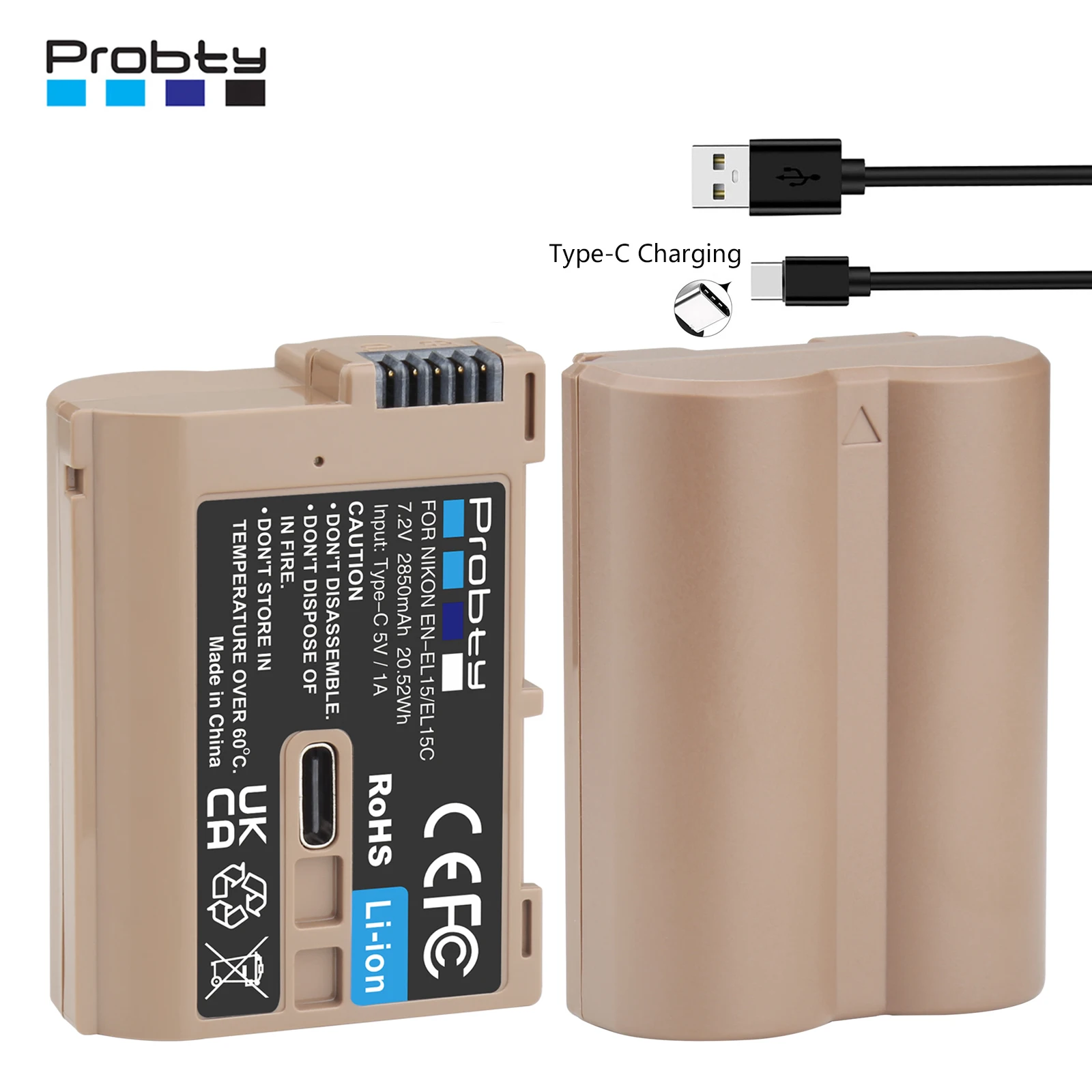 新品 古かっ ニコン EN-EL15c EN-EL15a EN-EL15b 互換バッテリー