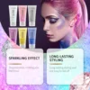 Jaysuing Glitter Sequins Gel Natural Stereo Body Highlight Sequins Party Orgy Multi-color Lasting Setting Mild Non-irritating 4