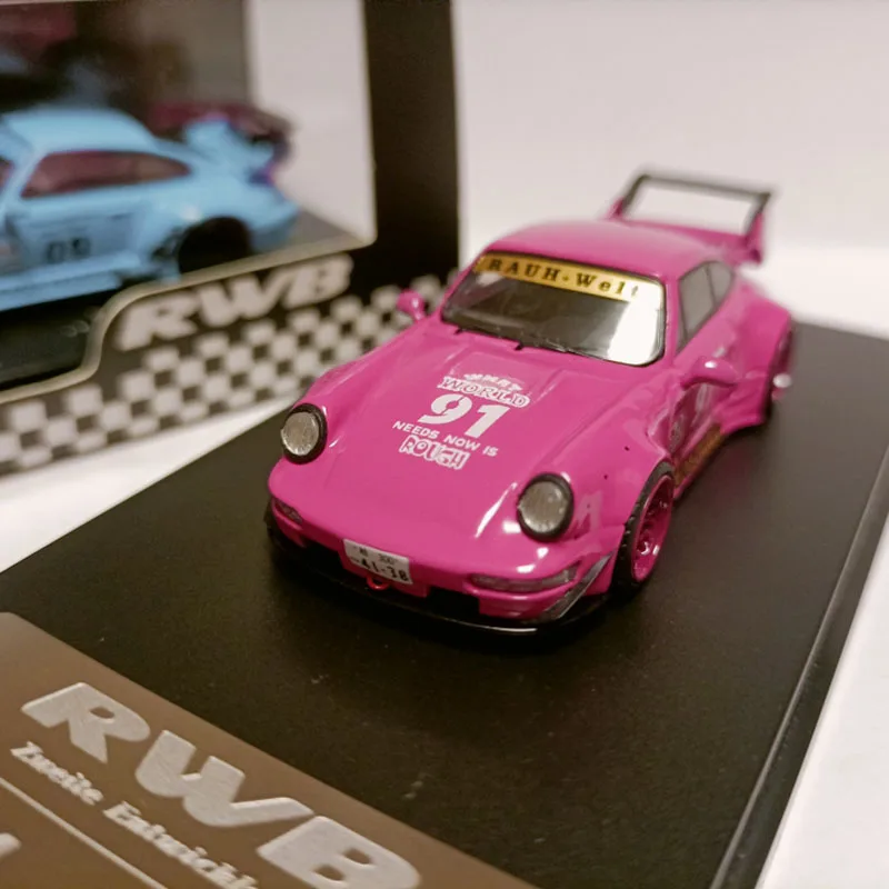 1/64 와이드 바디 수정 럭셔리카 로고 모델, 964/993 RAUH-Welt RWB