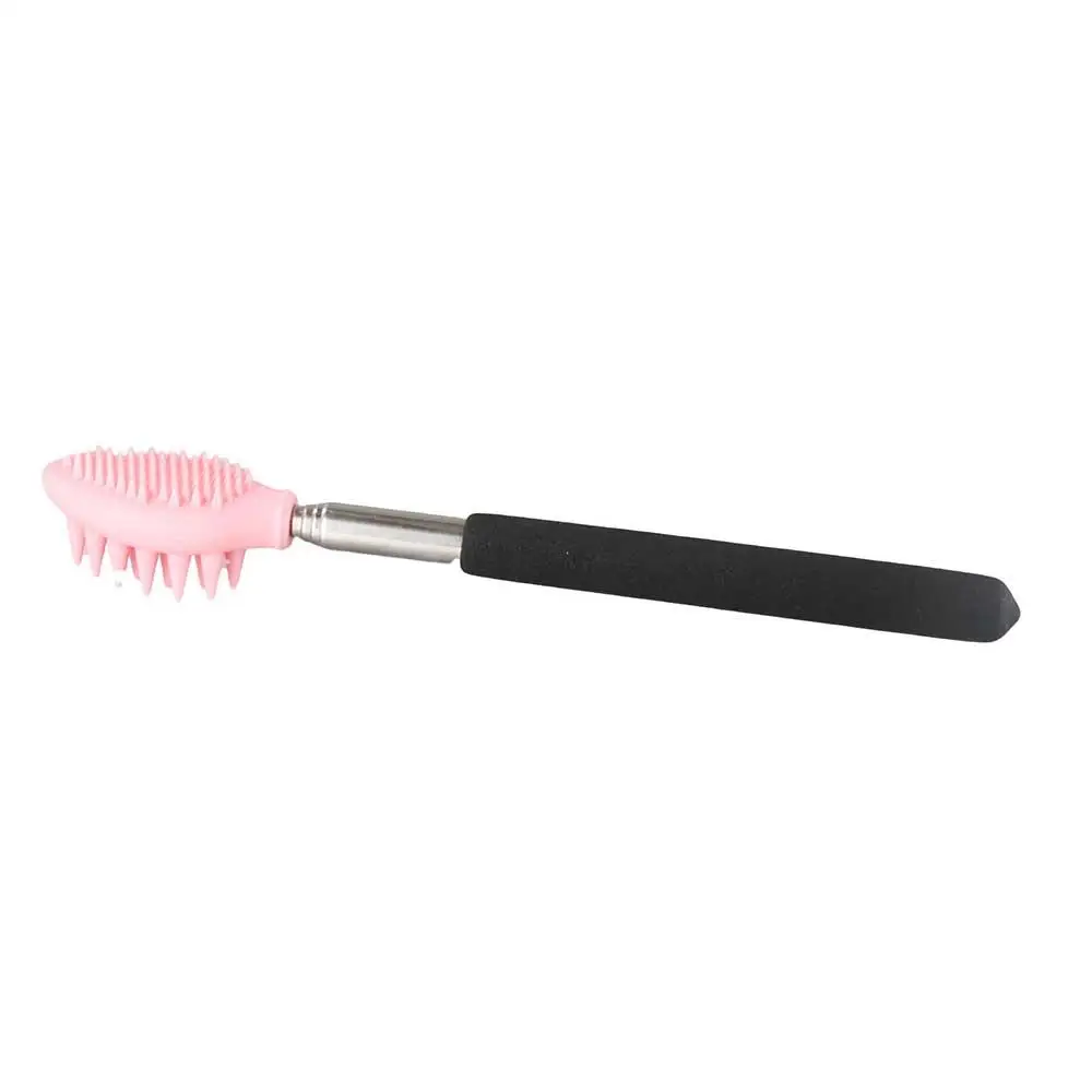 Itch Scraper Massager Tool Nose cleaning Scrubber Telescopic Backscratcher Silicone Massage Brush Extendable Back Scratcher