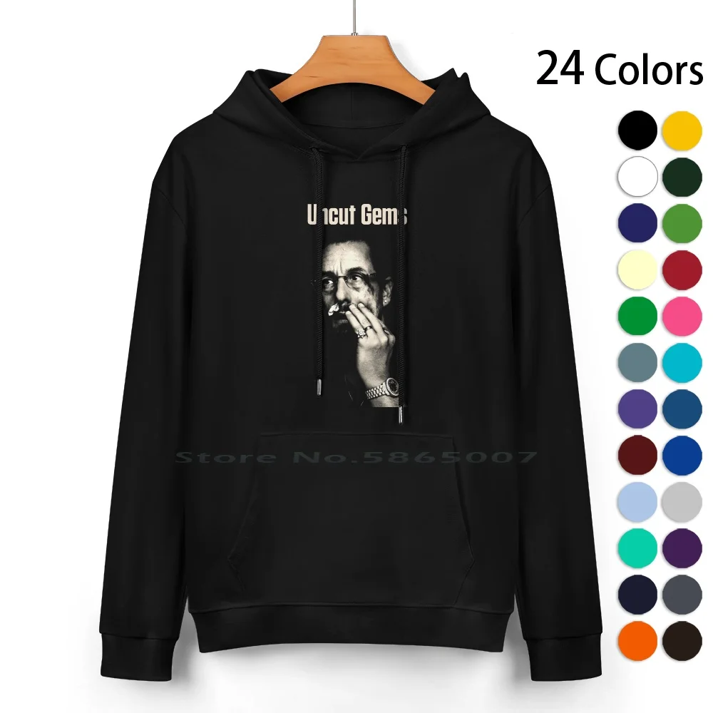 

Untitled Pure Cotton Hoodie Sweater 24 Colors Uncut Gems Adam Sandler Jeweller 100% Cotton Hooded Sweatshirt For Women Men