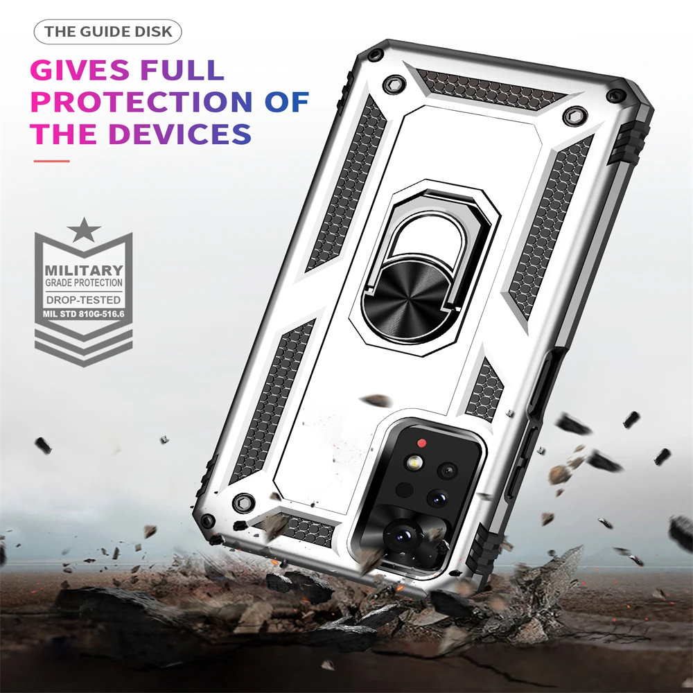 ShockProof Armor Case Coque For Xiaomi Redmi Note 11 10 9 8 Pro 10C 7 10S 11S 9C 9A NFC 10A Anti Shock Magnet Shell Case_voghion.com