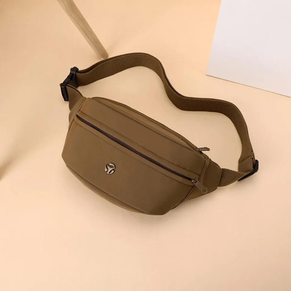 Stylish waterproof nylon waist bag for women, perfect for travel and daily use, with free shipping to Singapore