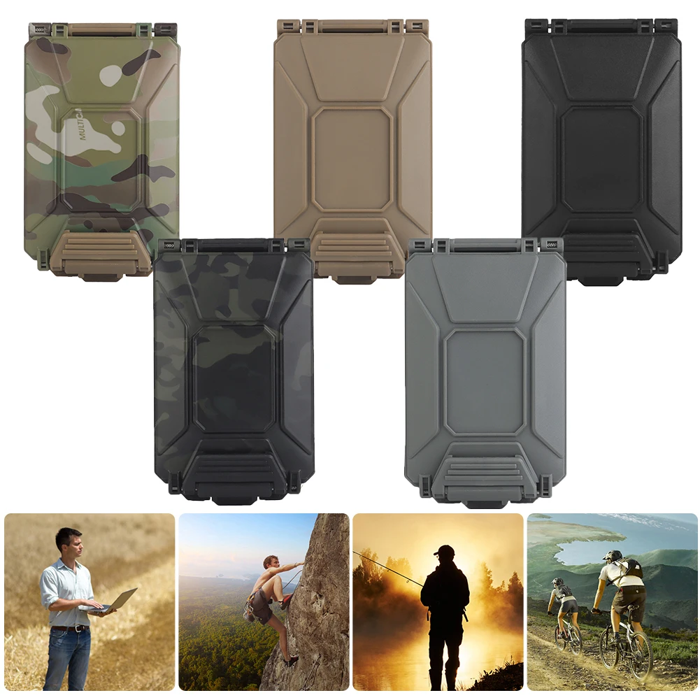 Battery Storage Case Waterproof Battery Organizer Holder Case with Movable Inserts For CR2032 AAA 18650 18350 CR123A Batteries