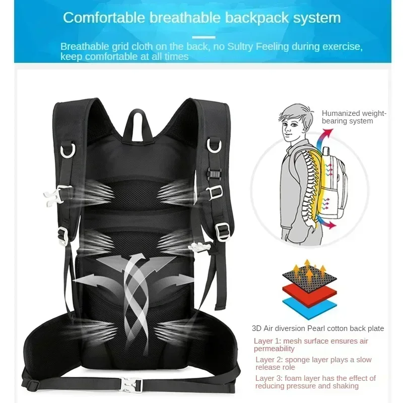 Outdoor Camping Waterproof Breathable Backpack Large Capacity Outdoor Climbing Bag Trekking Sport Bags Backpack 5