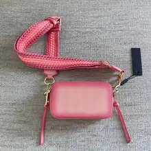  the marc Shoulder Bags camera bag Leather Women snapshot Shoulder Bag Fashion Zipper Handbags Crossbody Ladies Messenger Bag 