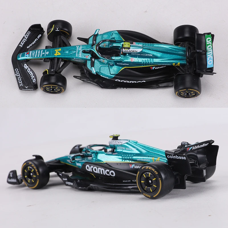 Burago 1:43 Scale Aston Martin F1 Racing Alloy Car Replica