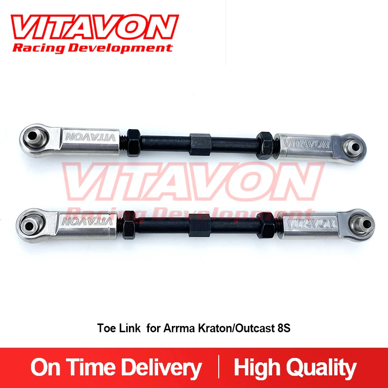 Vitavon Cnc Alu7075 Toe Link Per Arrma Kraton 8S Outcast 8S 1/5
