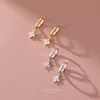 925 Sterling Silver leaf  Earrings For Women Trendy Earring Jewelry Prevent Allergy Party Accessories Gift 1