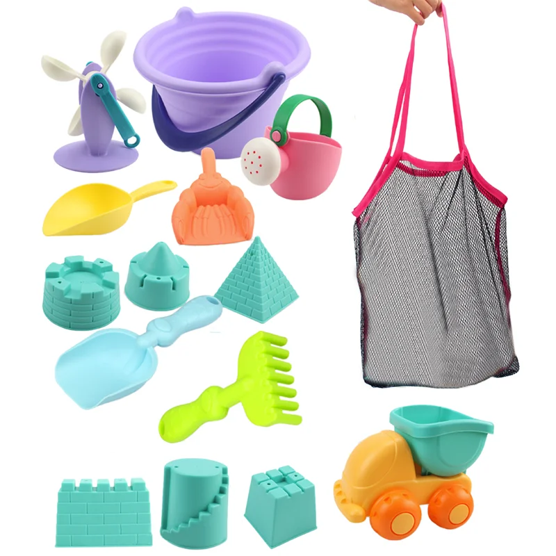 seau-de-jeu-de-plage-en-caoutchouc-souple-pour-bebe-15-pieces-outil-de-jeu-d'exterieur-d'ete-jouets-de-sable-de-plage-ensemble-de-jeu-d'eau-pour-enfants-couleur-aleatoire