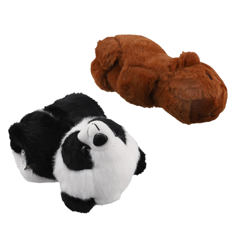2PCS Capybara Clap Circle Toys Slap Snap Wrap Wristband Bracelet Capybara Plush Panda Circles Christmas Gift