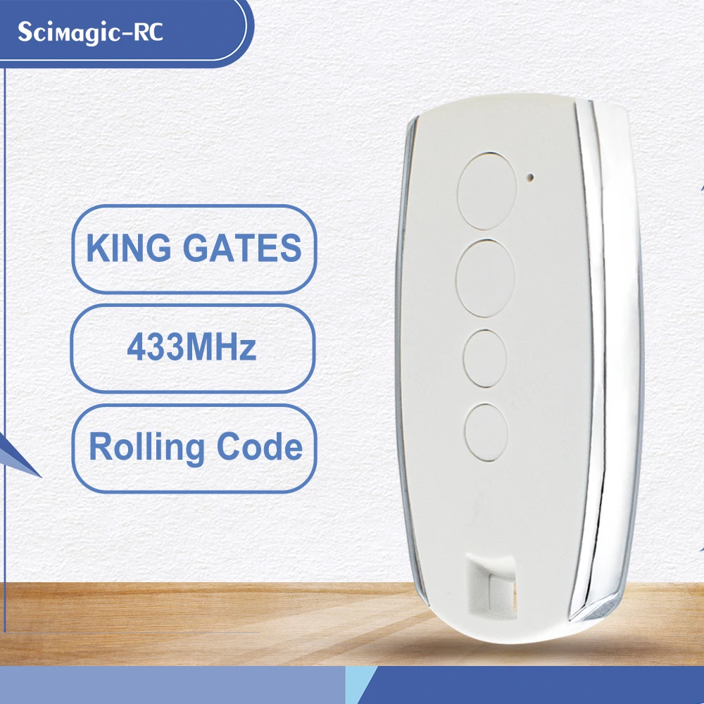 KING GATES Garage Remote Control STYLO STYLO2K STYLO4K 433.92MHz Rolling Code Compatible Stylo 2K 4K 433MHz 2