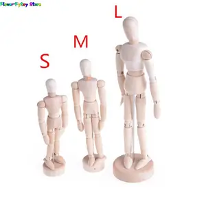 Artist Wooden Mannequin Model Movable And Adjustable Limbs Mannequin Sketch  Mannequin Home Accessories Anime Draw Action Toys - AliExpress