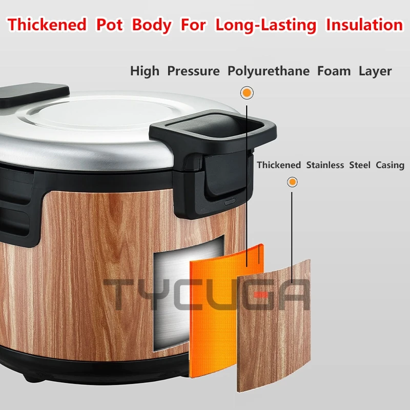 Electric Rice Warmer Cooker Pot2L 5