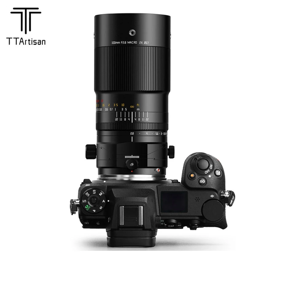 

TTartisan 100mm f2.8 Tilt Shift 2x Magnification Macro Full Frame Camera Lens For Nikon Z-mount Z50 Z5 Z6 Z7 II Z9 Z8 ZFC Z30