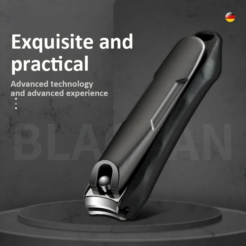 Nail Clipper Anti-Splash Nail Cutter Detachable Design Fingernail Scissor Stainless Steel ABS Resin Manicure Tool