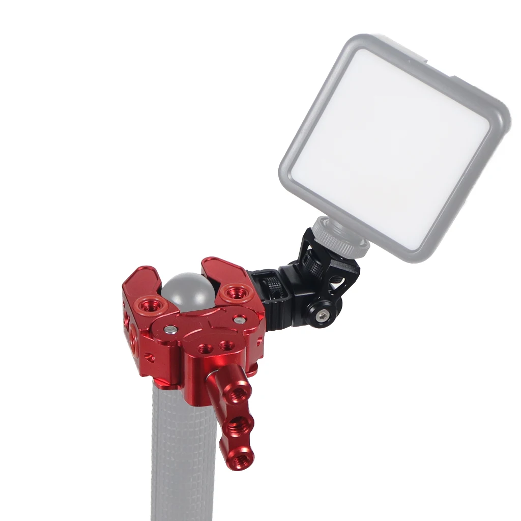 Super Clamp Krabben zange Clip 1/4 3/8 Arri Cold Schuh Magic Arm Licht Stativ Monitor Halterung für Gopro 13 für Insta360 x4 – Detail 38