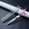 Pet Grooming Scissors Kit, cat-safe stainless steel tools, perfect for trimming, shaping and styling your pet. 5
