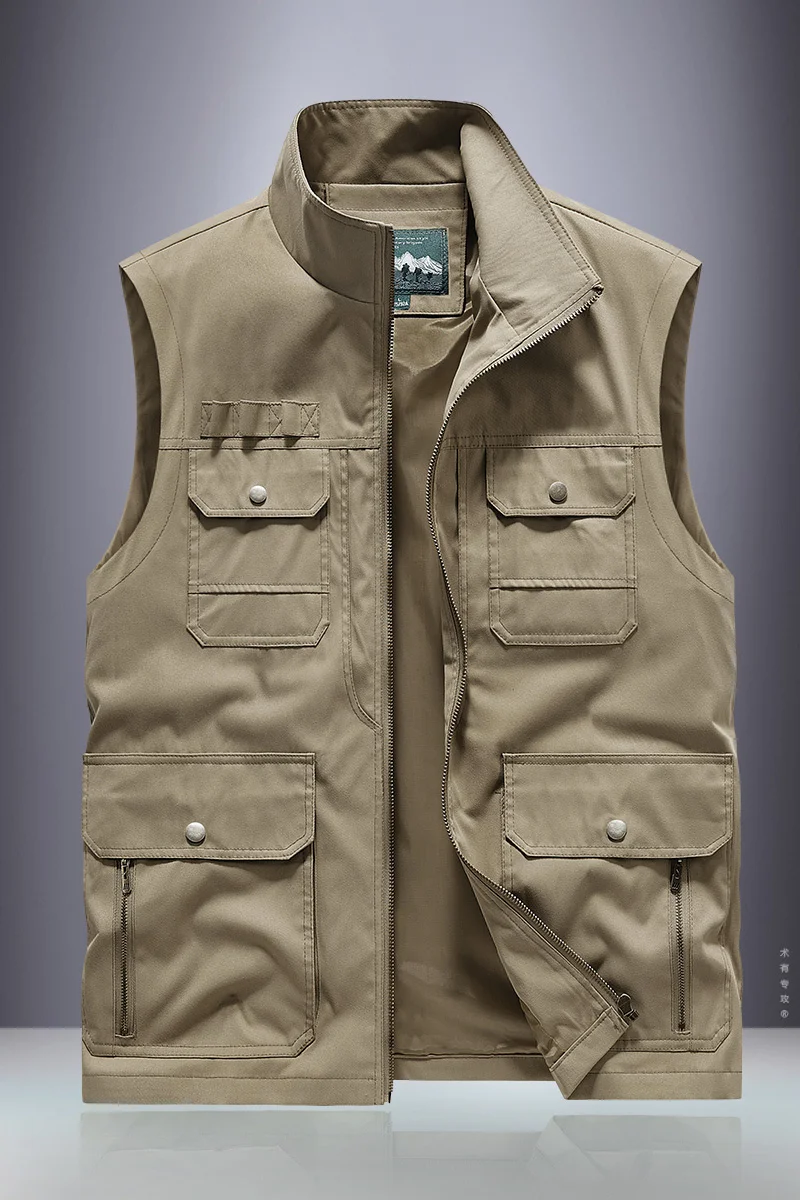 Sleeveless Vest For Men Summer Mesh Jacket Male Men's Clothing Free Shipping Man Tactical Military Waistcoat Motorcyclist Work