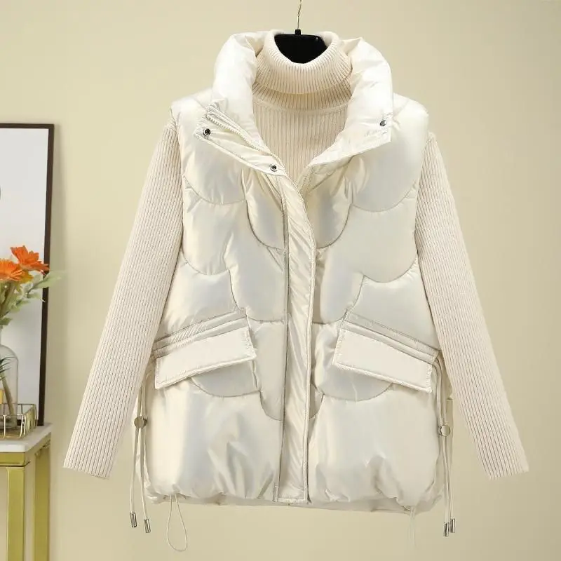 2023 Spring and Autumn Korean Edition New Exquisite Down Cotton Short INS Women's Horse Jacket Fashion Coat Trend