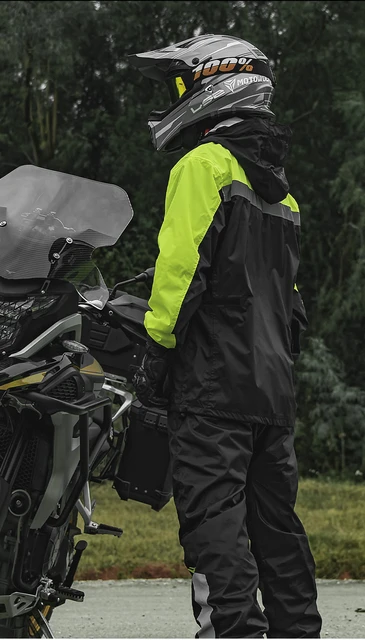 Reflective Motorcycle Raincoat Split Rain Suit Capa de Chuva Moto  Waterproof Impermeable Combinaison Pluie Moto NANSHI - AliExpress