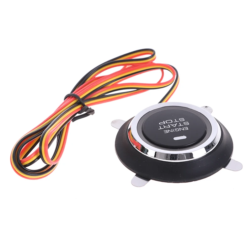 Car Start Stop Button 1 Pc 12V Auto Replacement Car Engine Start Stop Push Button Keyless Entry Ignition Starter Switch