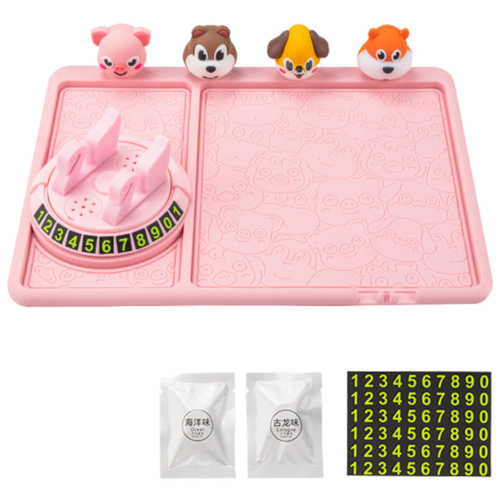 

Нескользящий держатель телефона для приборной панели автомобиля с 360 искусственными милыми куклами животными, планшеты для ароматерапии, универсальный автомобиль