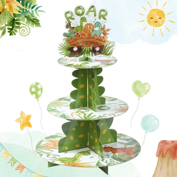 Dinosaur Cupcake Stand Decoration 1