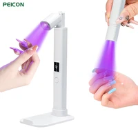 UV Nail Lamp Dryer with Bracket Portable USB Rechargeable UV Led Nail Lamp Quick Drying for Manicure Gel Dry Stand UV Lamp 1