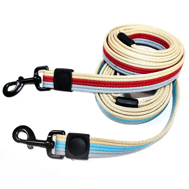 Pet Puppy Small Medium Big Dogs Pet Canvas Towing Leashes Extended and Thickened Traction Rope for Walking Training Lead Pet Puppy Small Medium Big Dogs Pet Canvas Towing Leashes Extended and Thickened Traction Rope for Walking Training Lead