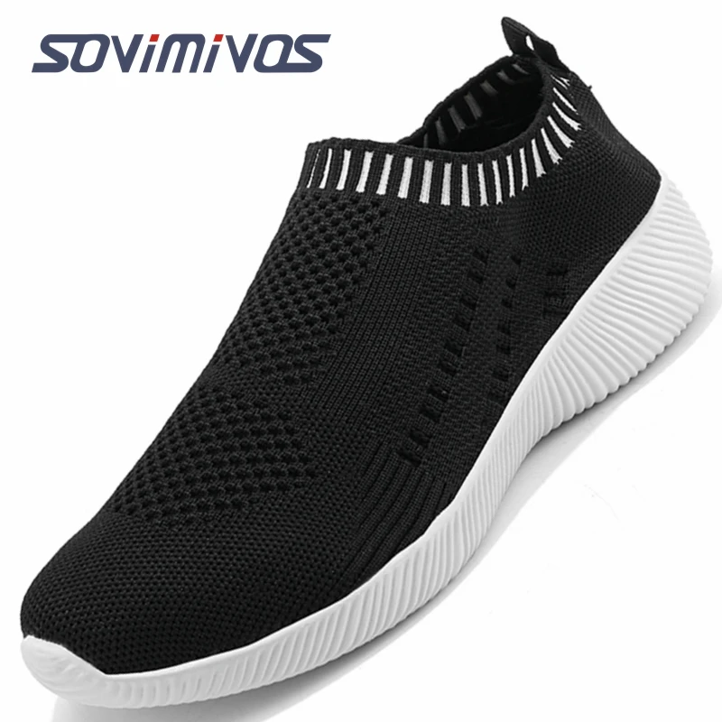 

Light Sneakers Women Running Shoes Women Breathable Mesh Slip-On Shoes Woman Sports Shoes 2022 Zapatillas Mujer Deportiva